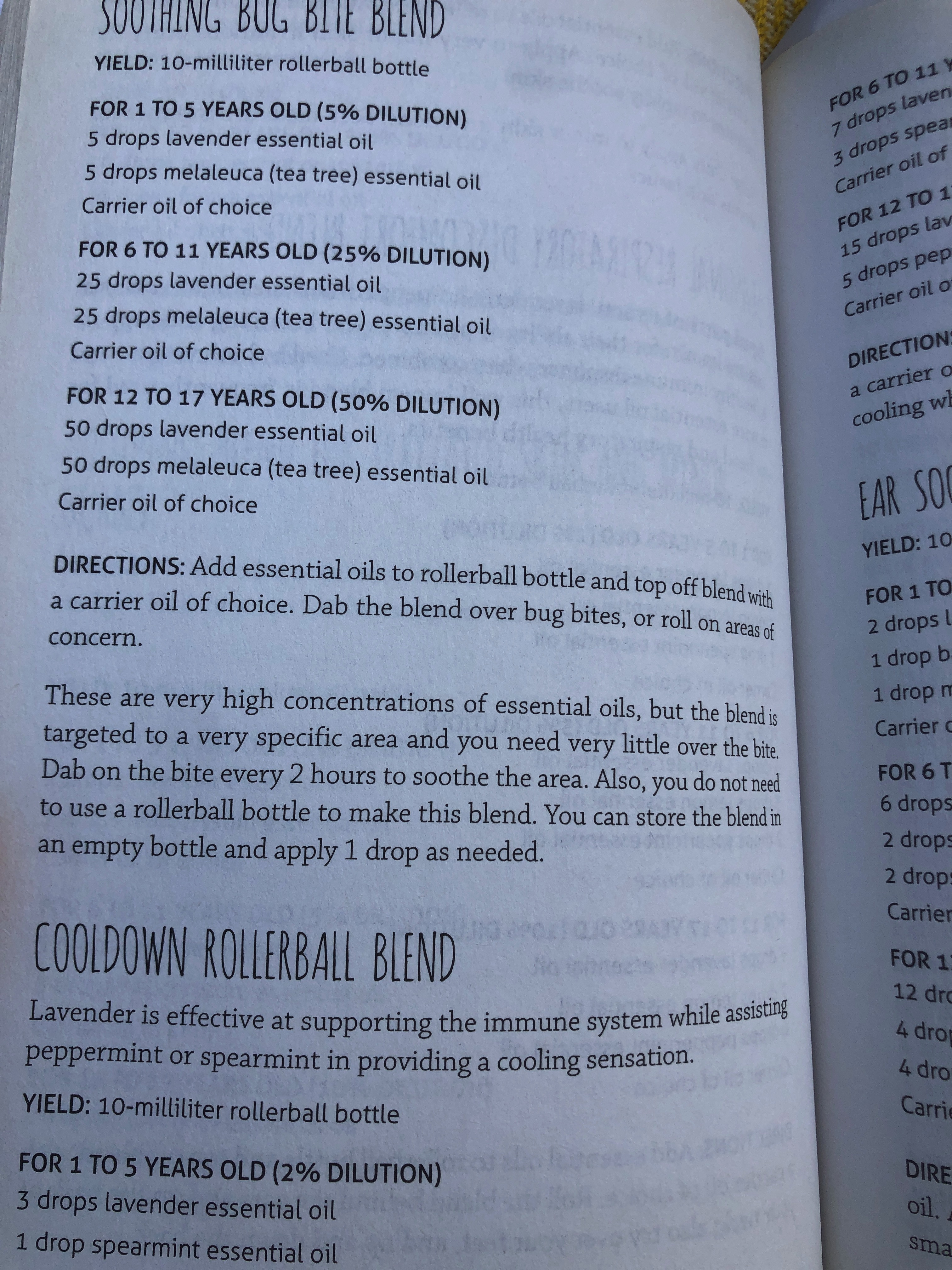 Soothing bug bite blend